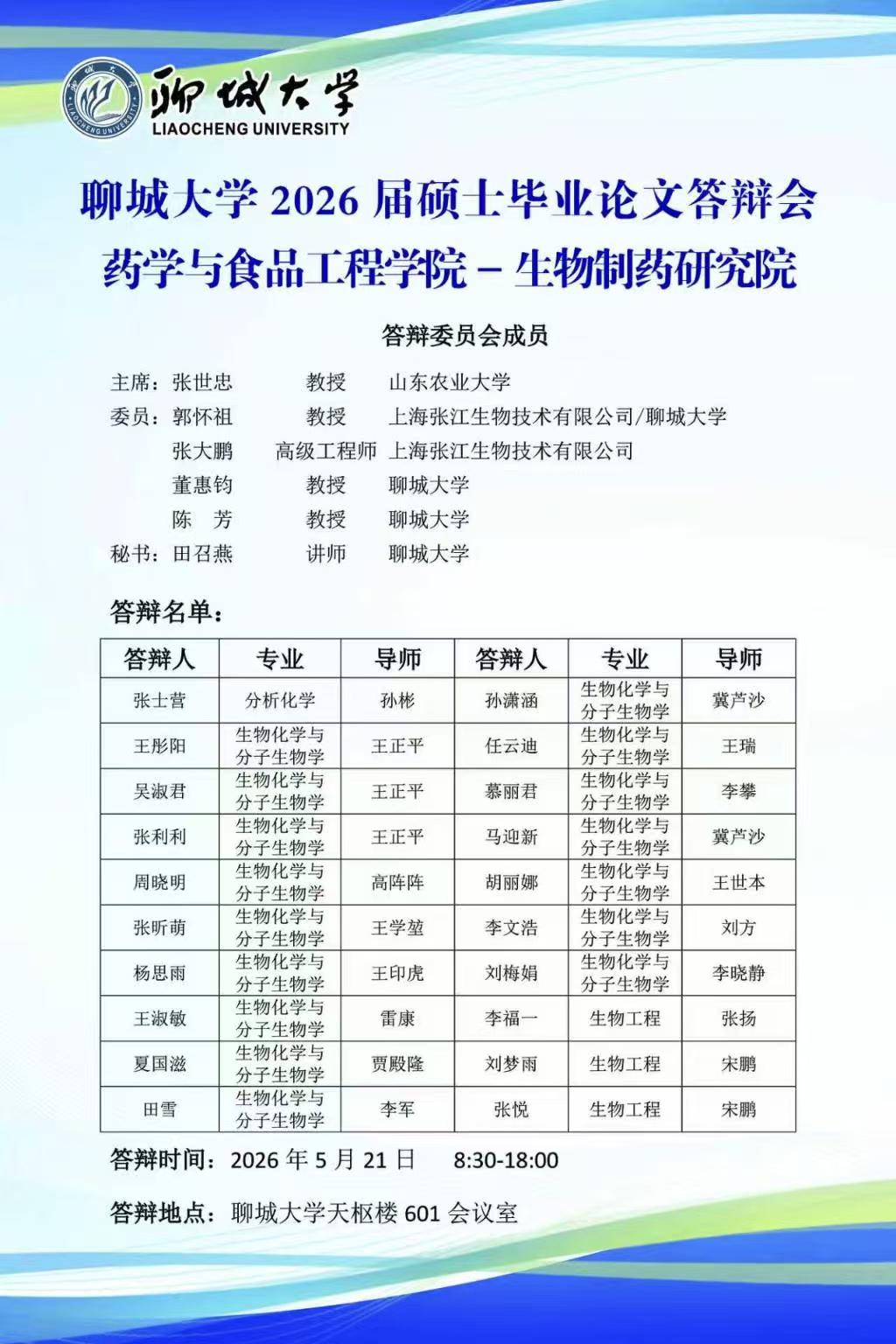 OK138太阳集团2026届硕士毕业论文答辩会ok138太阳集团-生物制药研究院.jpg